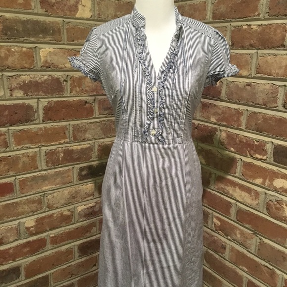 Converse Dresses & Skirts - Converse All Star Cotten Blue Pin Stripe Dress